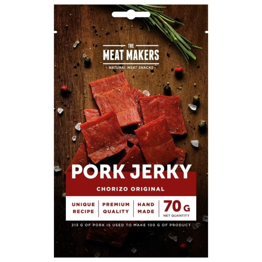 Jerky pork bites chorizo