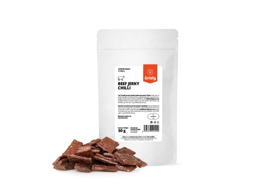 Jerky sušené hovädzie mäso chilli