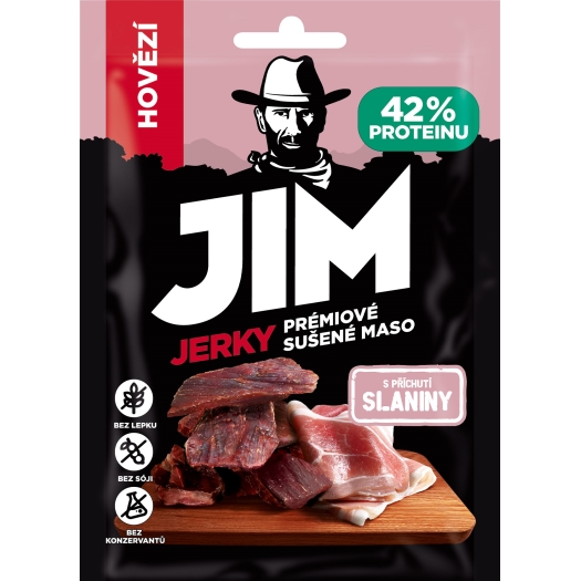 Jim Jerky Hovädzia slanina