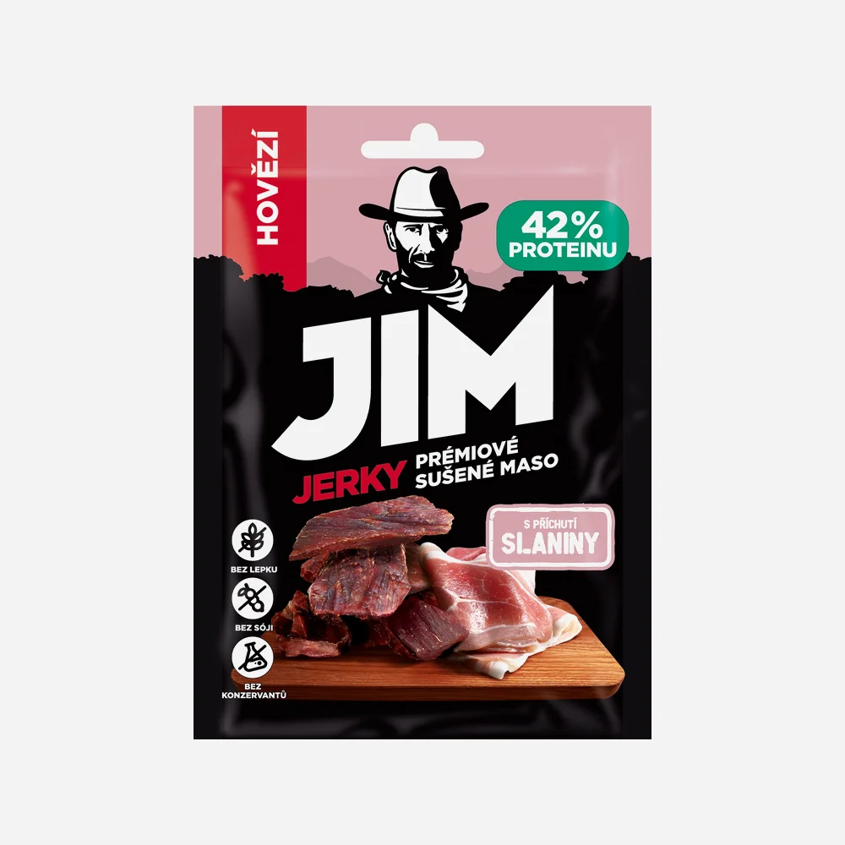 Jim Jerky Hovädzia slanina