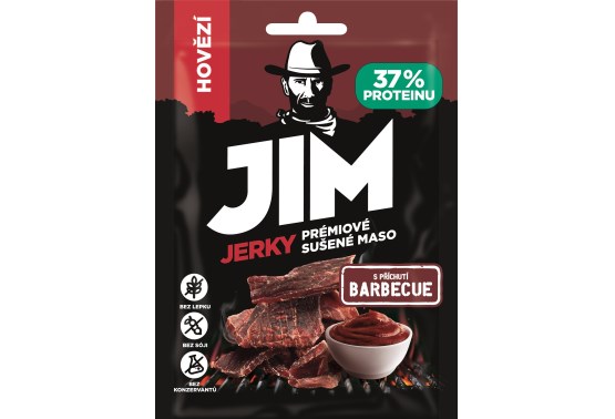 Jim Jerky Hovädzie BBQ