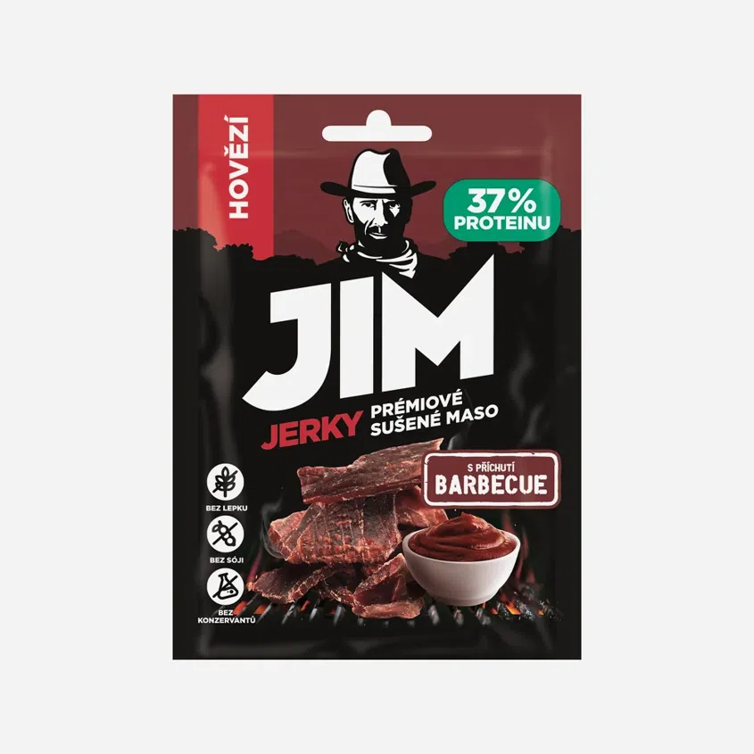 Jim Jerky Hovädzie BBQ