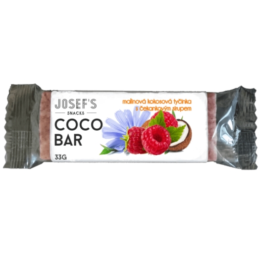 Josef 's snacks Čakanková tyčinka s lyofilizovanou malinou