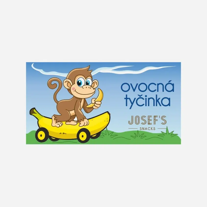 Josef 's snacks Detská tyčinka banán