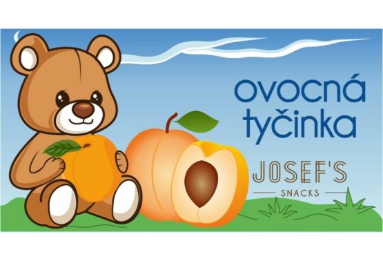 Josef 's snacks Detská tyčinka marhuľa