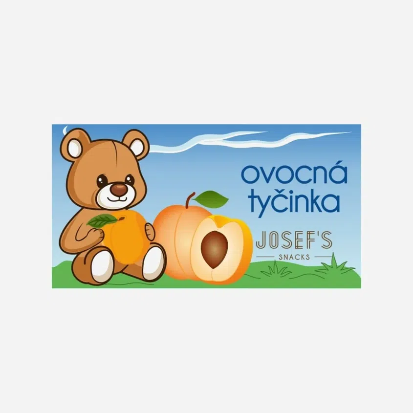 Josef 's snacks Detská tyčinka marhuľa