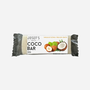 Josef 's snacks Kokosová tyčinka s lieskovým orechom
