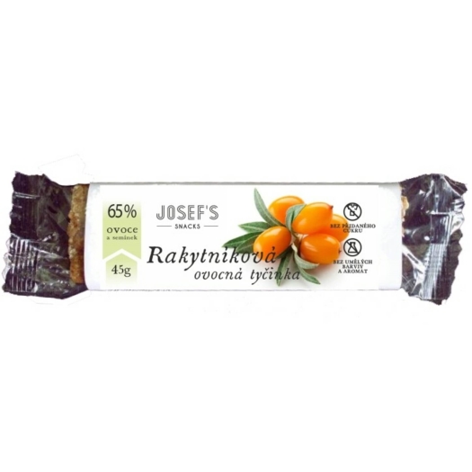 Josef 's snacks  Ovocná Rakytníková tyčinka