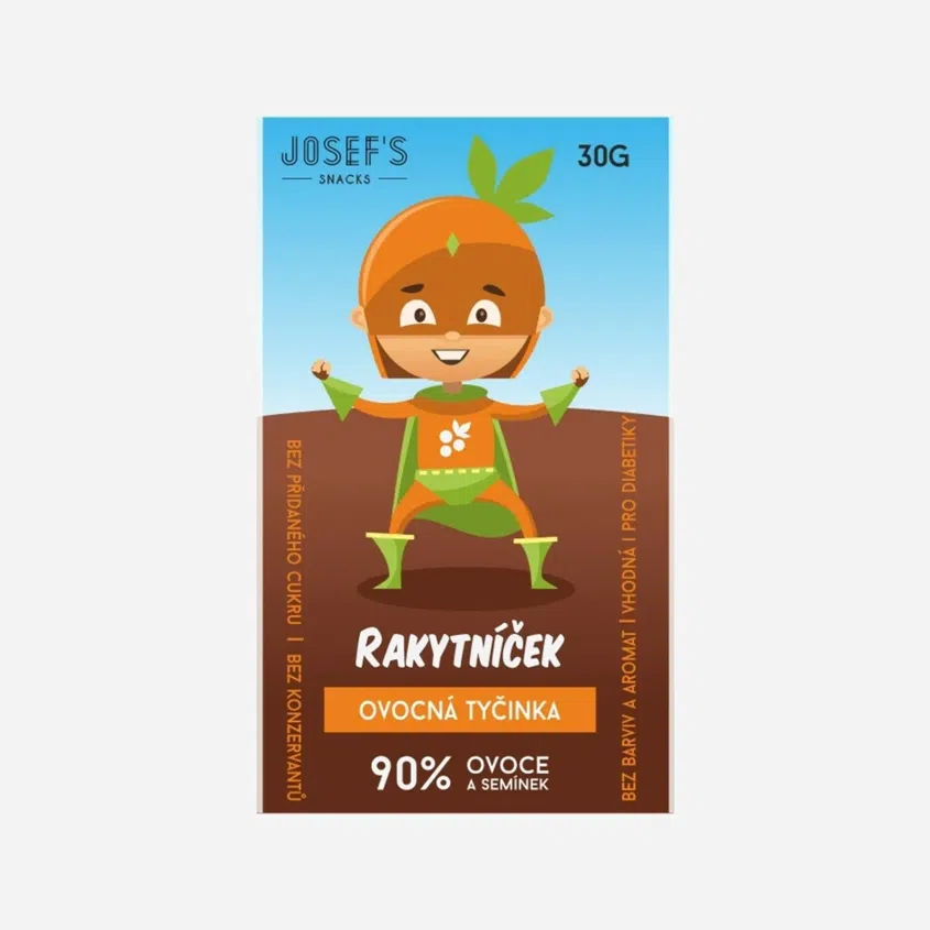 Josef 's snacks Ovocná Rakytníková tyčinka