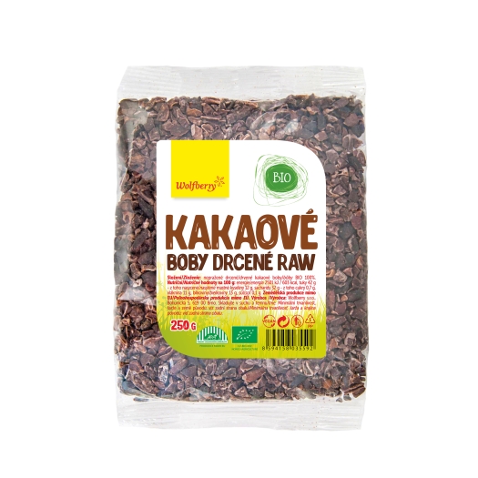 Kakaové bôby (Nibsy) drvené BIO