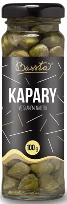 Kapary v slanokyslom náleve sklo