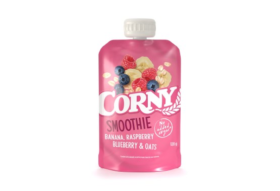 Kapsička Smoothie banán, maliny, čučoriedky a ovsené vločky