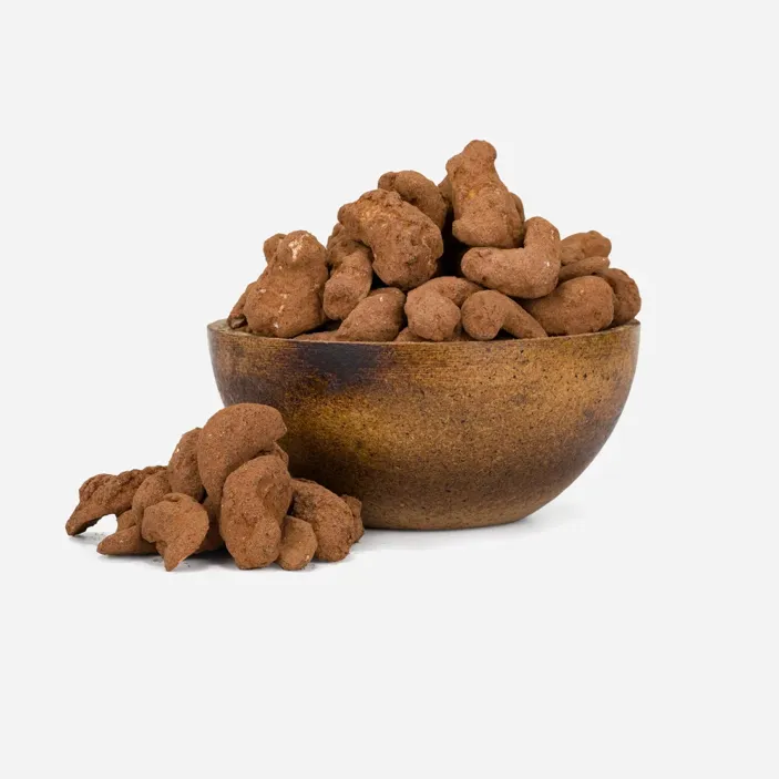 Karamelizované kešu s kakaom