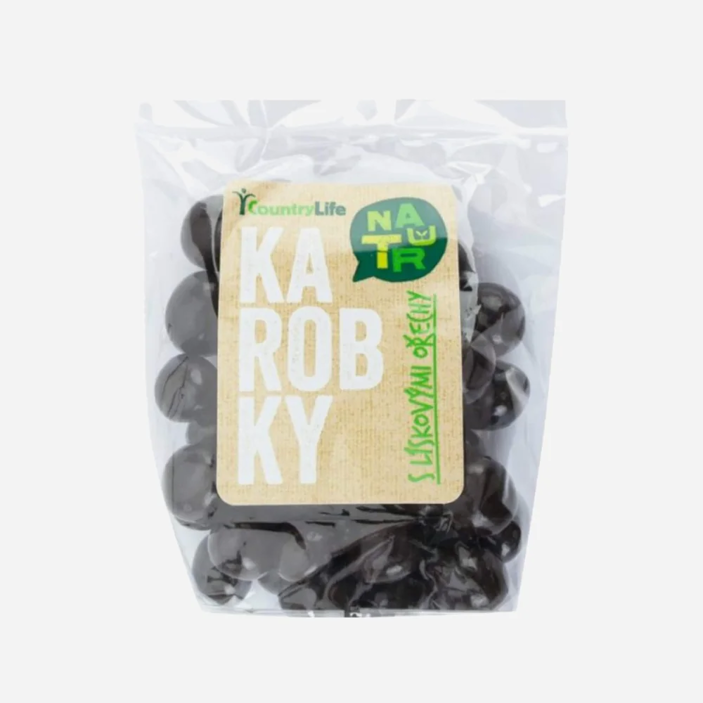 Karobky s lieskovými orechmi