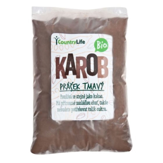 karobový prášok tmavý BIO