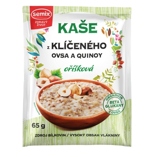 Kaša z klíčeného ovsa a quinoa oriešková bez lepku