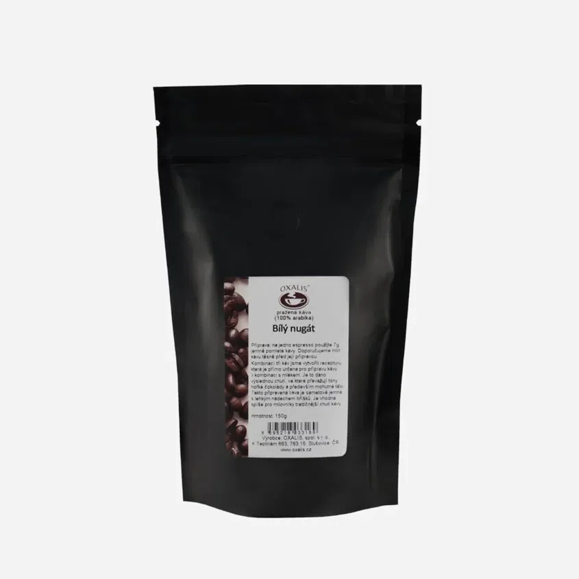 káva aromatizovaná mletá - Biely nugát