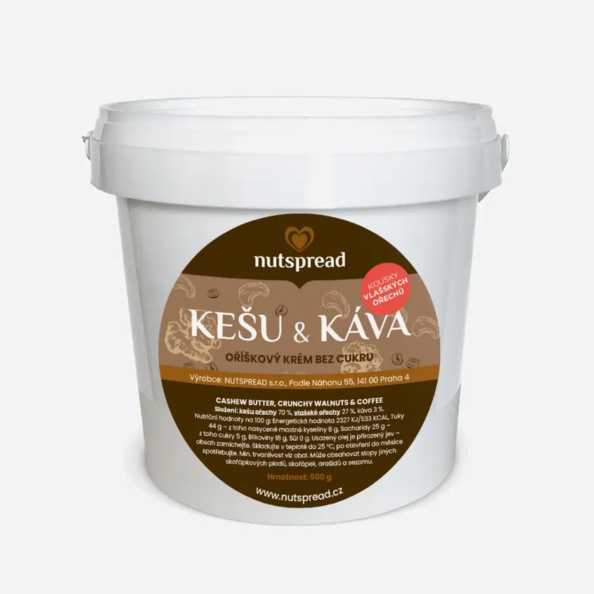 Kešu maslo s kávou