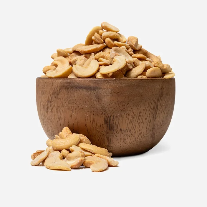 Kešu polky pražené solené