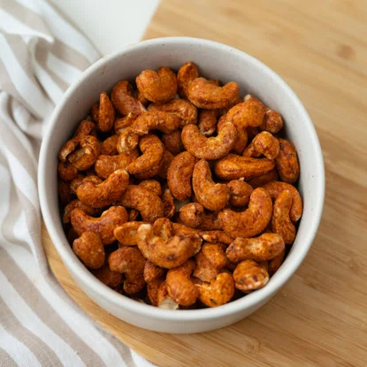 Kešu pražené s príchuťou Chilli & Limetka