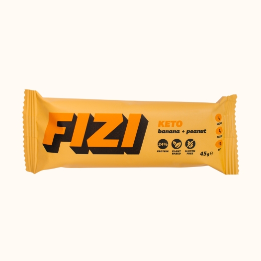 Keto proteínová tyčinka banán a arašidy