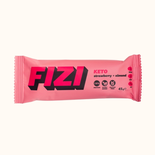 Keto proteínová tyčinka jahoda a mandle