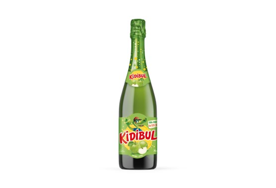 KIDIBUL Dětský šumivý nápoj - Jablko
