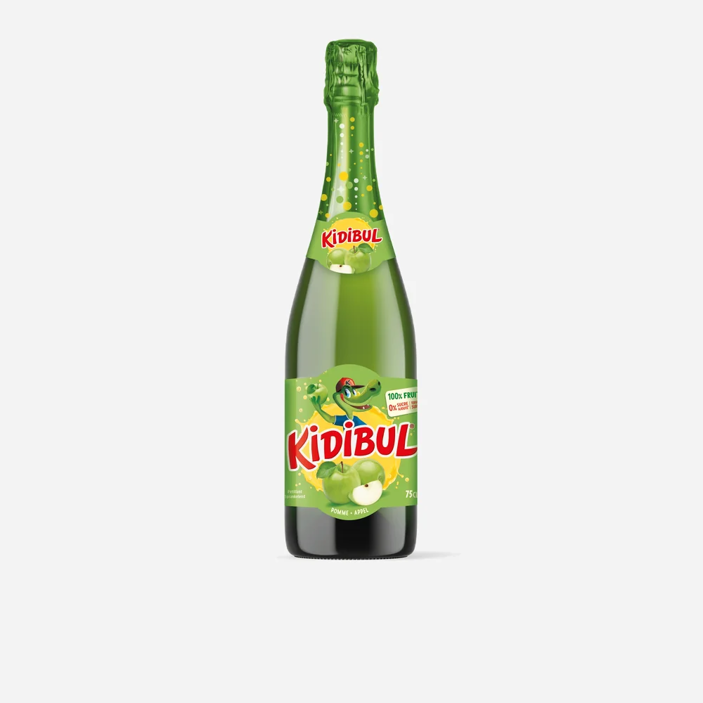 KIDIBUL Dětský šumivý nápoj - Jablko