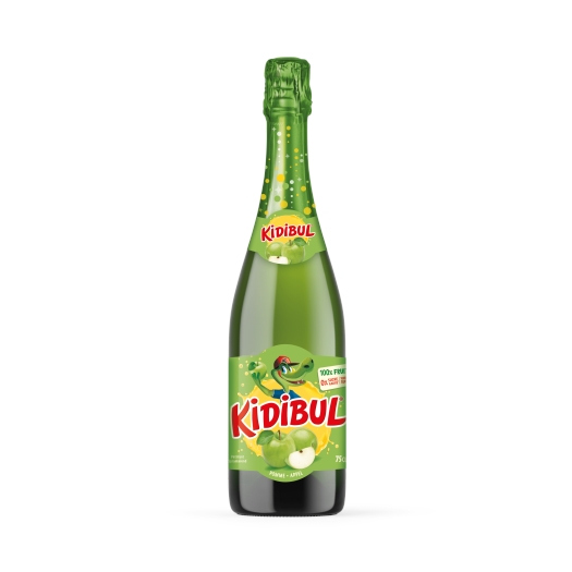 KIDIBUL Dětský šumivý nápoj - Jablko