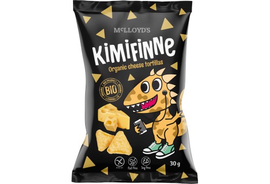 Kimifinne Snack syrové tortilly BIO