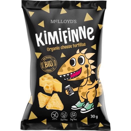 Kimifinne Snack syrové tortilly BIO