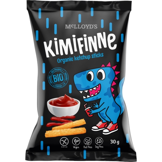 Kimifinne Snack tyčinky s kečupom BIO