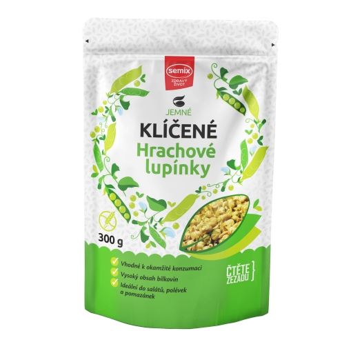 Klíčené hrachové lupienky