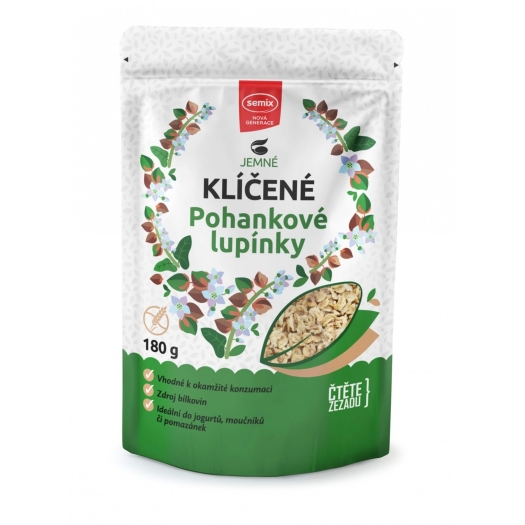 Klíčené pohánka lupienky