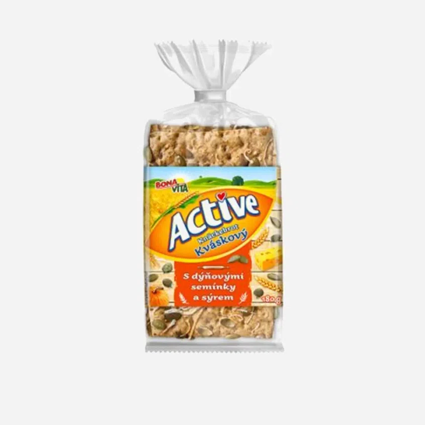 Knäckebrot tekvicové semiačka a syr