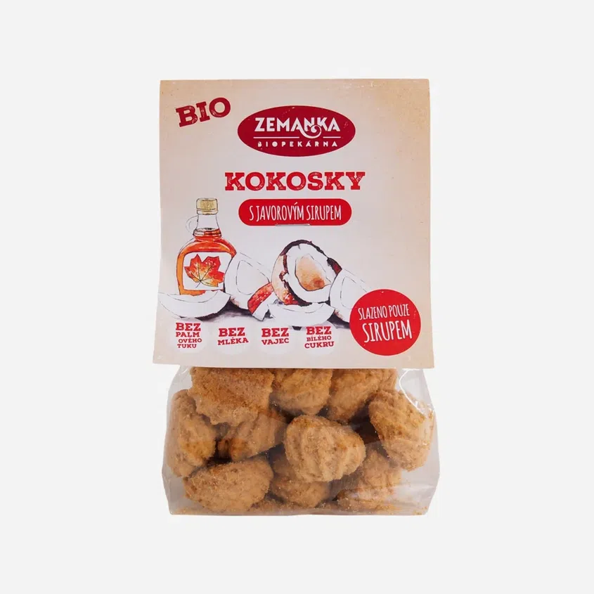 Kokosky s javorovým sirupom BIO