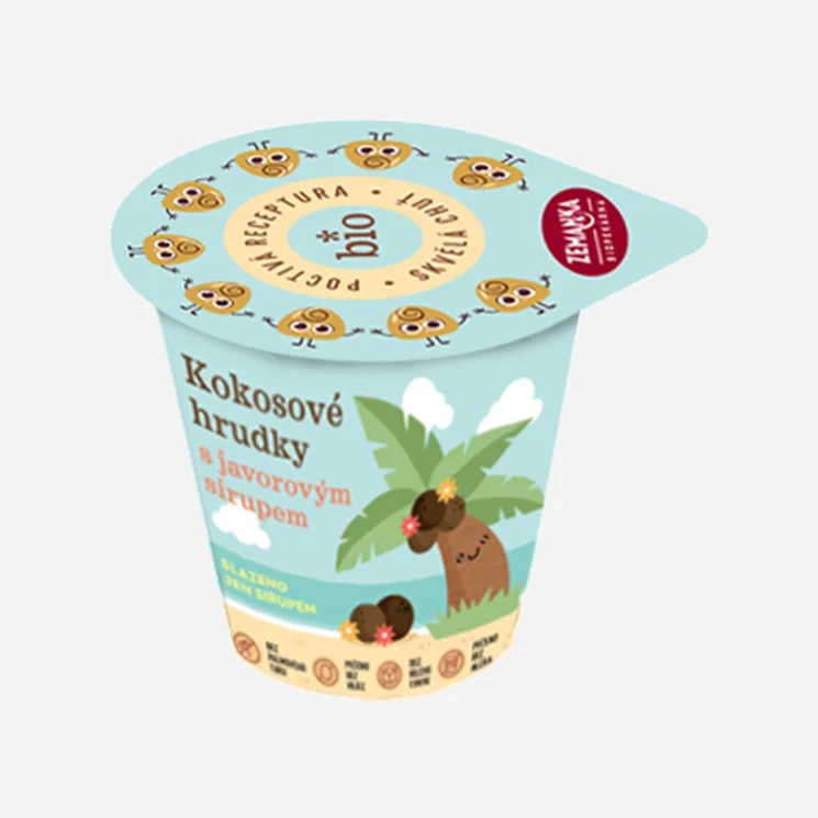 Kokosové mini hrudky s javorovým sirupom BIO