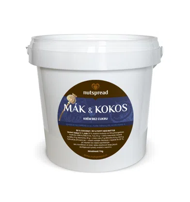 Kokosovo-makové maslo