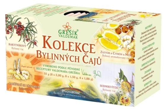 Kolekcia bylinných čajov 5x4 sáčky