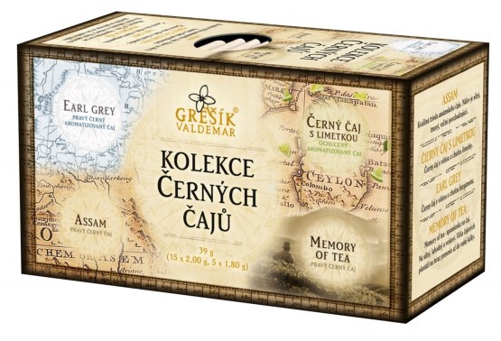 Kolekcia čiernych čajov 4x5 sáčkov
