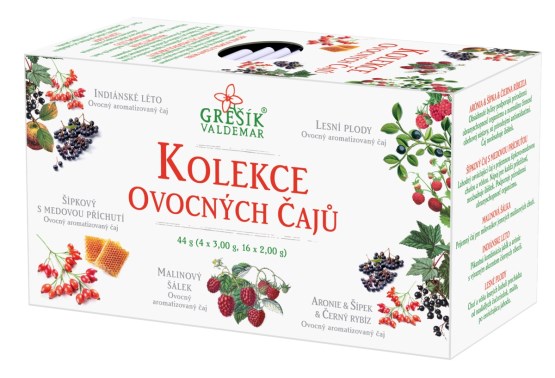 Kolekcia ovocných čajov 5x4 sáčky