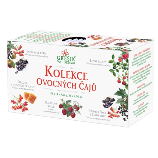 Kolekcia ovocných čajov 5x4 sáčky