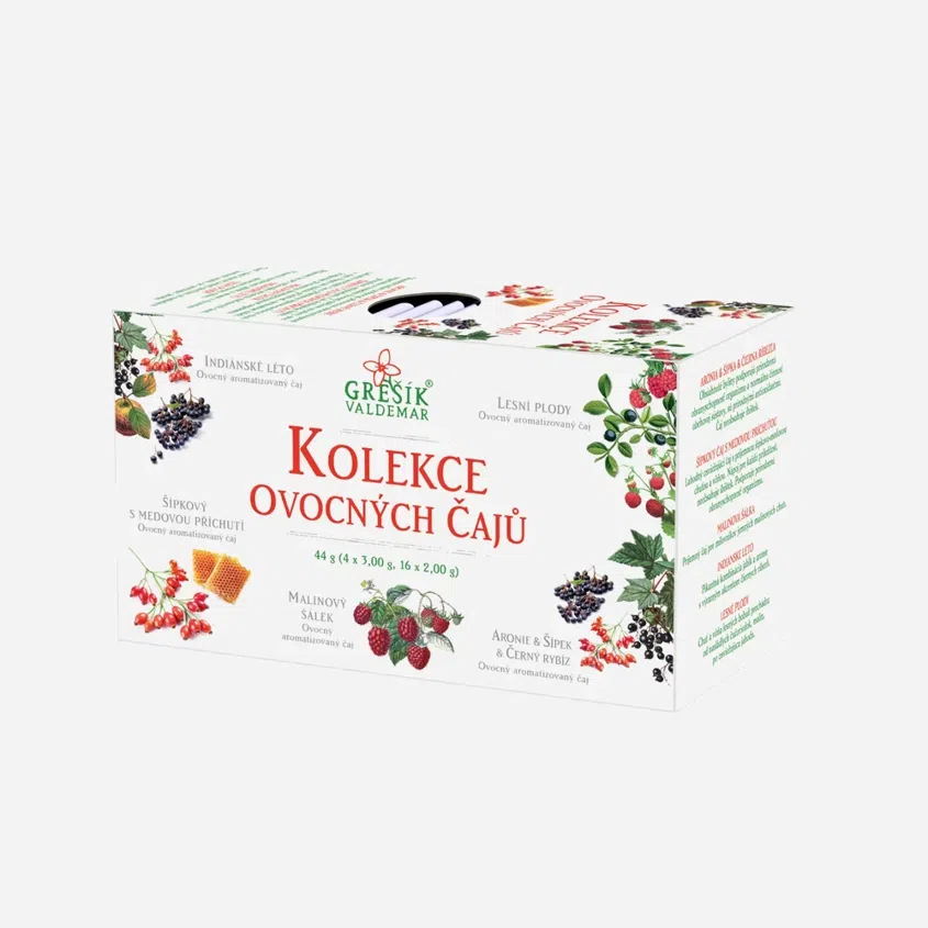 Kolekcia ovocných čajov 5x4 sáčky