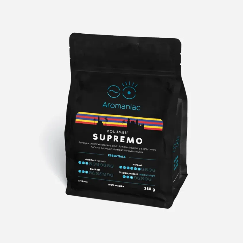 Kolumbie Supremo - zrnková