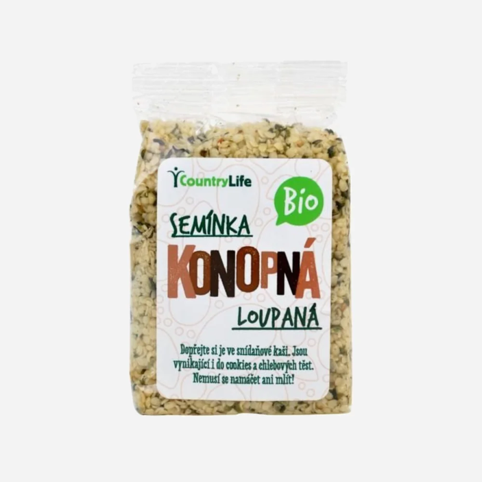 Konopné semienka lúpané BIO