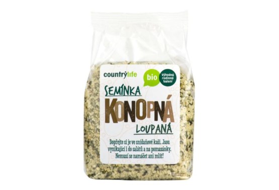 Konopné semienka lúpané BIO