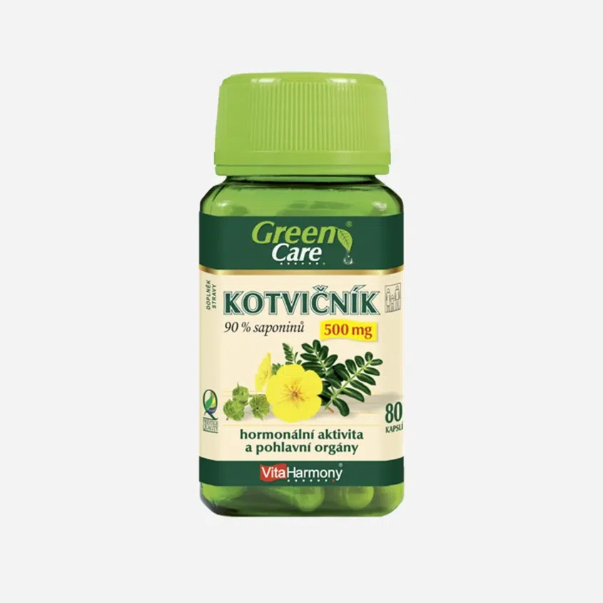 Kotvičník 500 mg 90% saponínov 80 tabliet