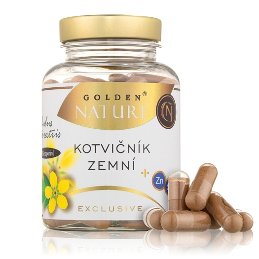 Kotvičník zemný 90%, zinok a selén 100 tabliet