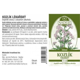 Kozlík lekársky tinktúra z byliny