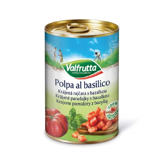 Krájané paradajky s bazalkou